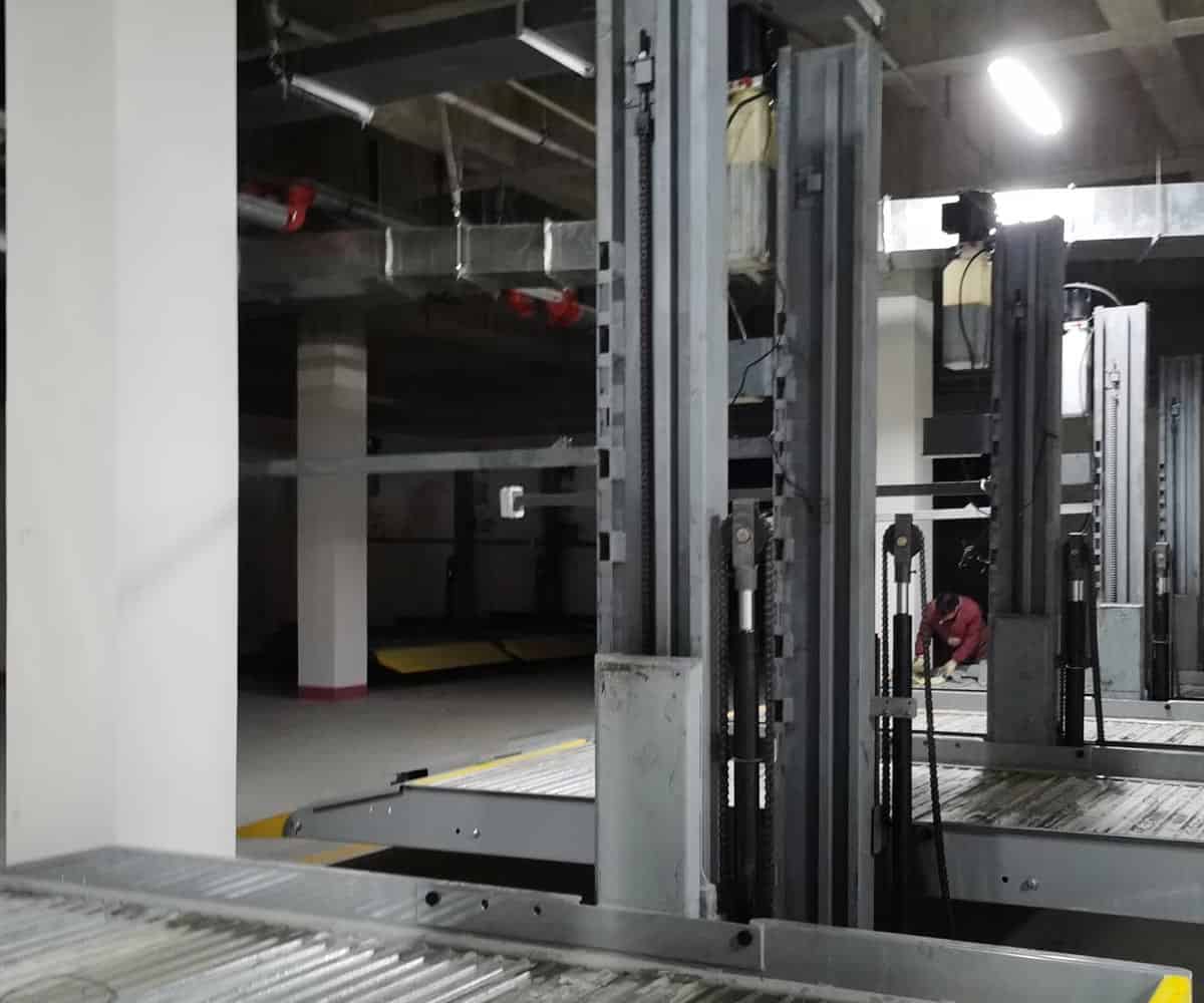 白水縣二層簡易式機械停車庫維保
