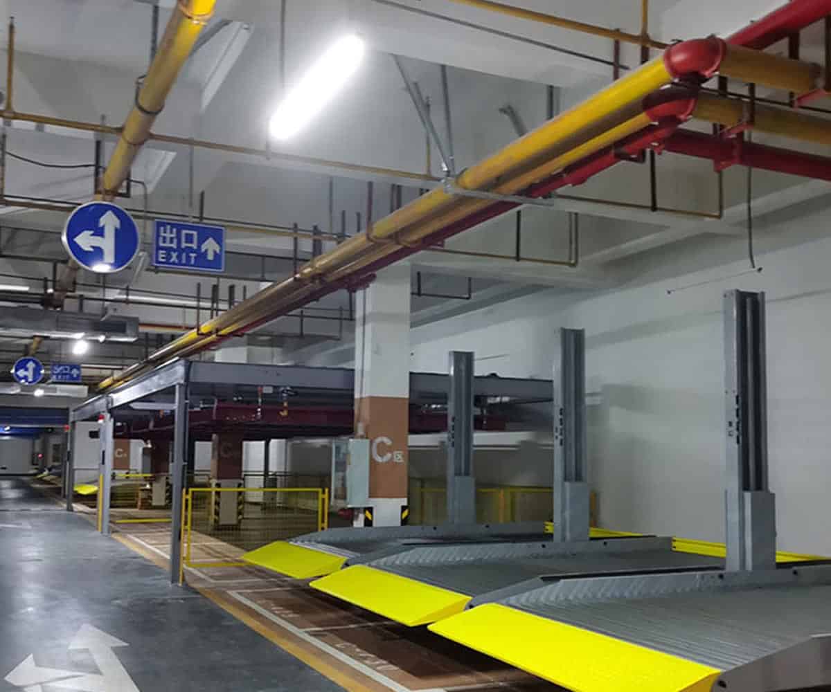 白銀市兩層簡易式機械立體停車設備租用