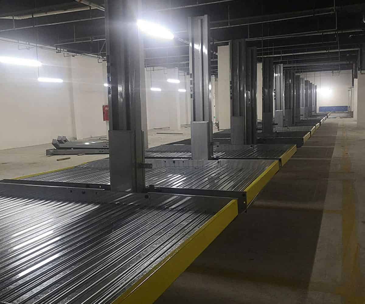 雙層升降橫移式機械停車設備改造