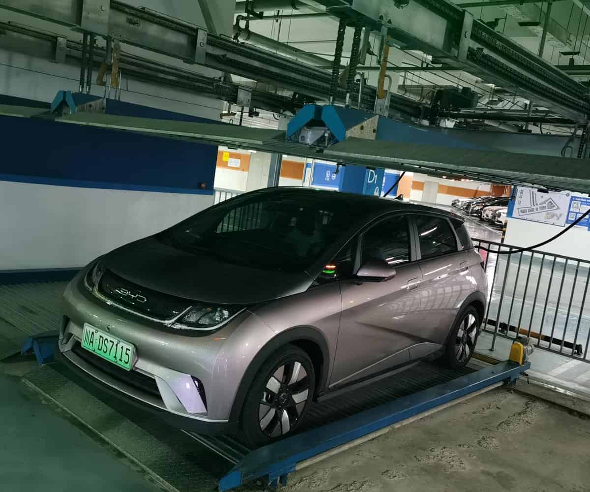 貴州省兩層升降平移機械車庫回收