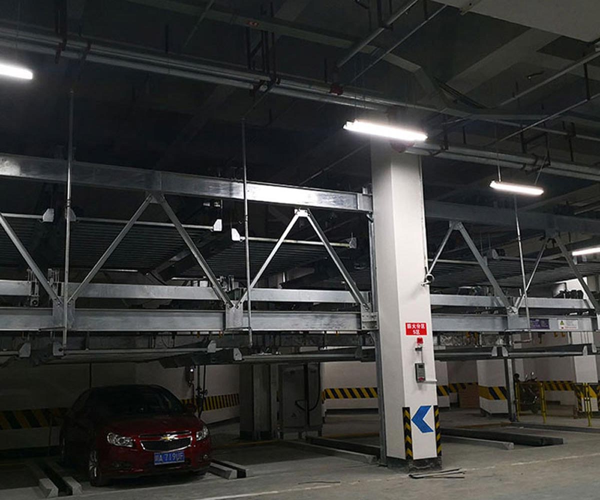 雙層簡易式機械式停車位安裝