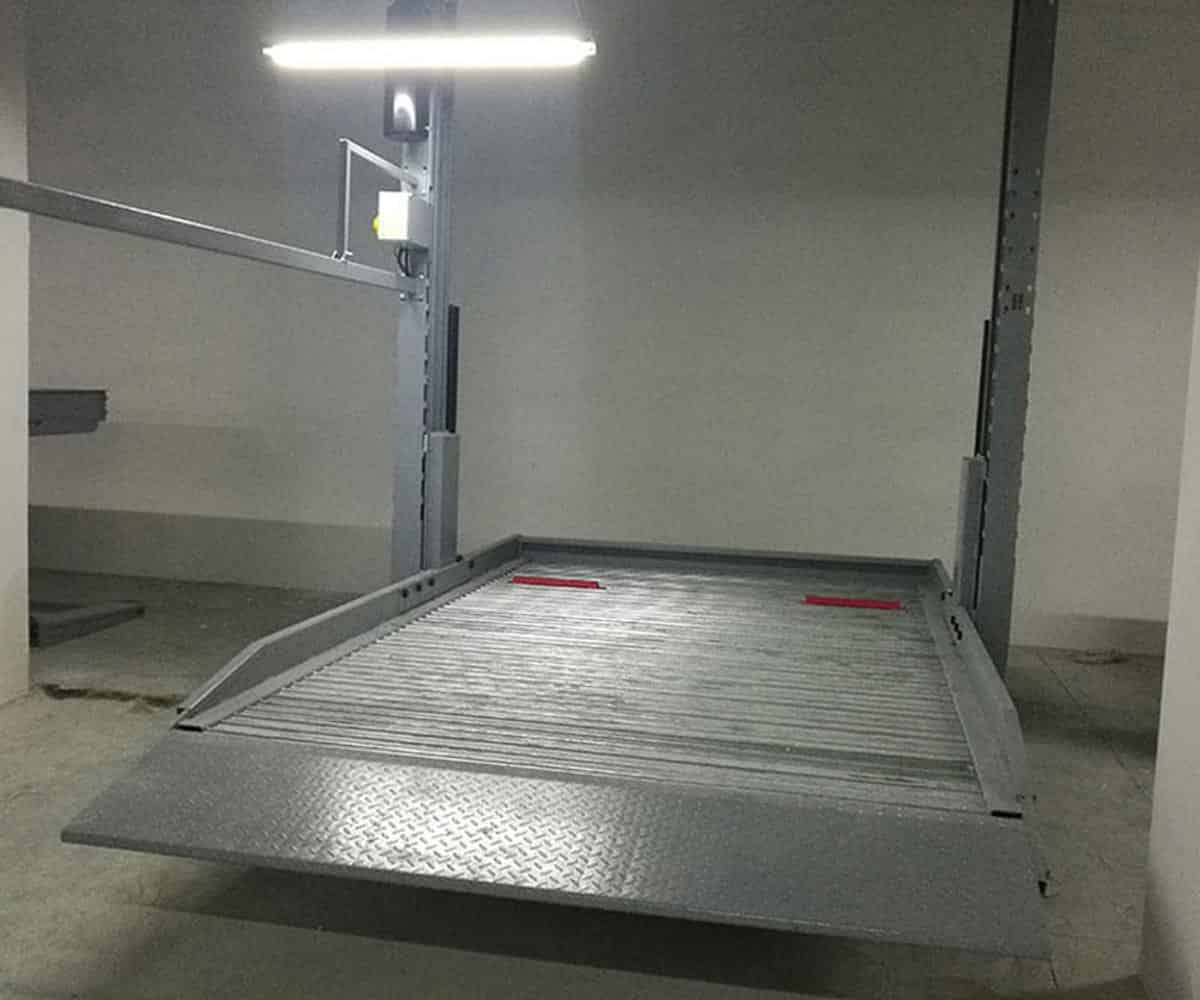 徽縣三層升降橫移機械式停車位拆除