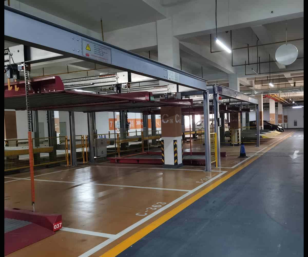 西安市2層升降式機械立體車庫