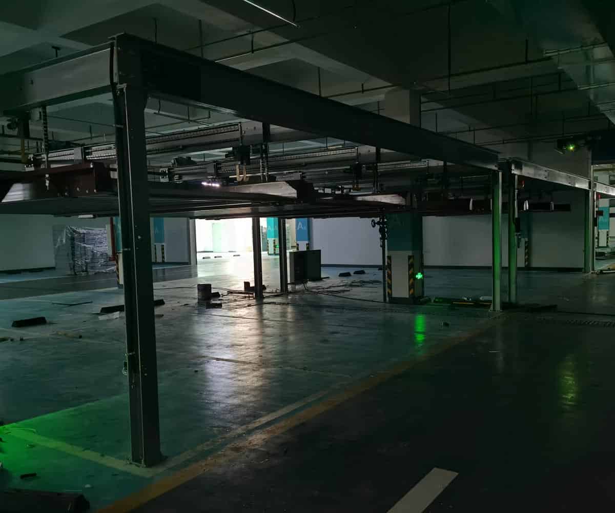 白銀市雙層升降式機械停車庫