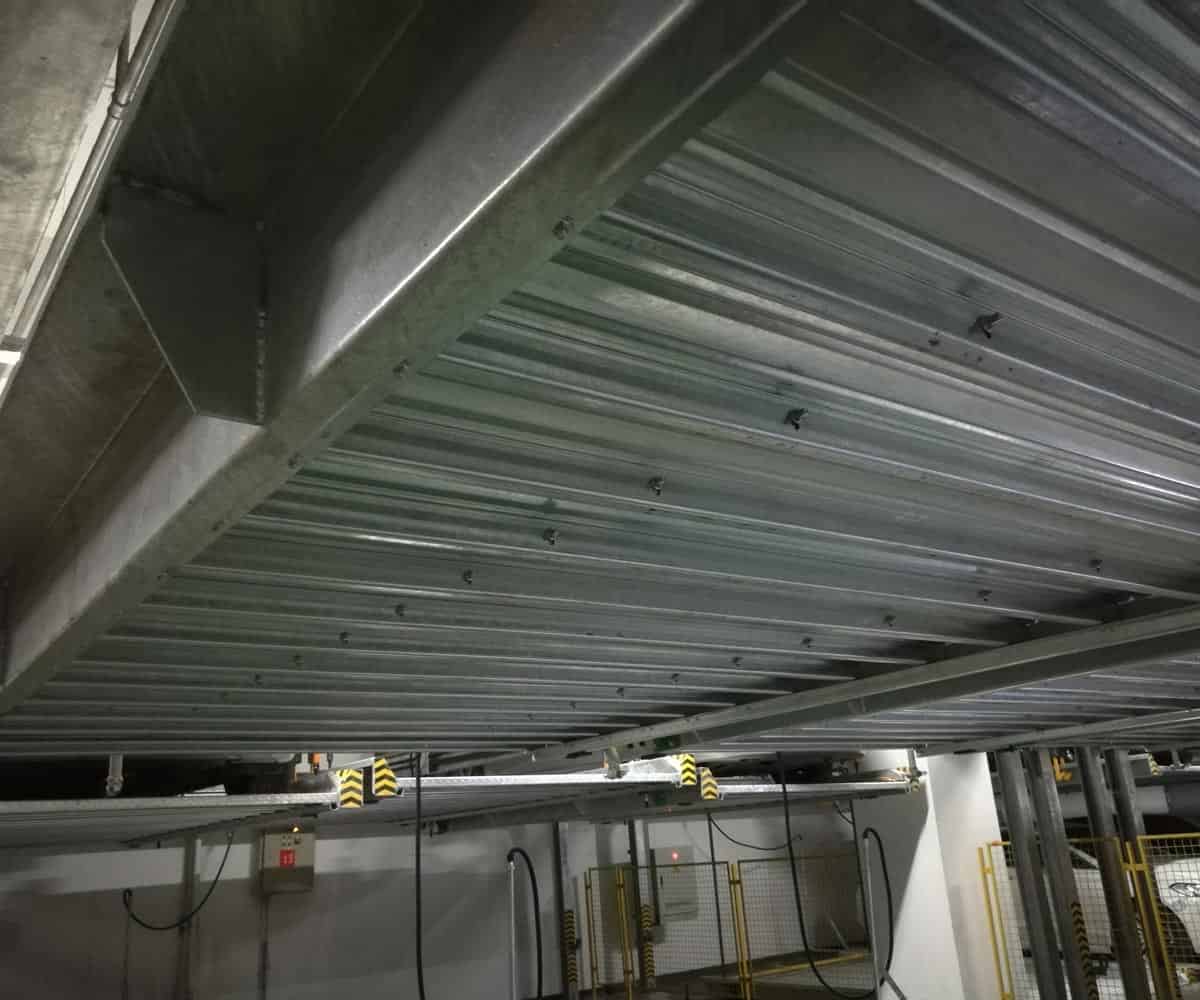 白銀市PSH6六層升降橫移立體車庫設備