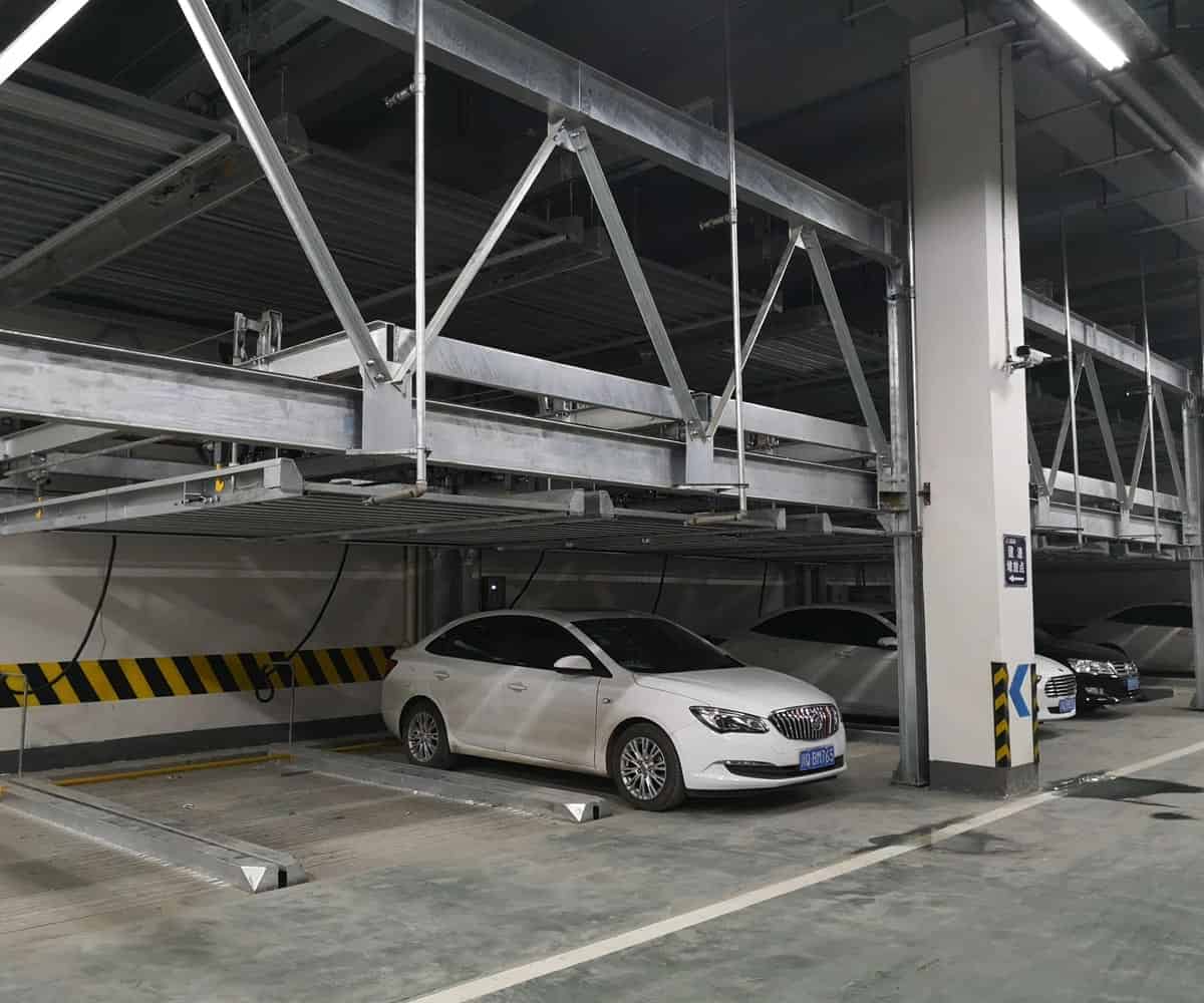 負一正三地坑PSH4-D1四層升降橫移立體車庫設備