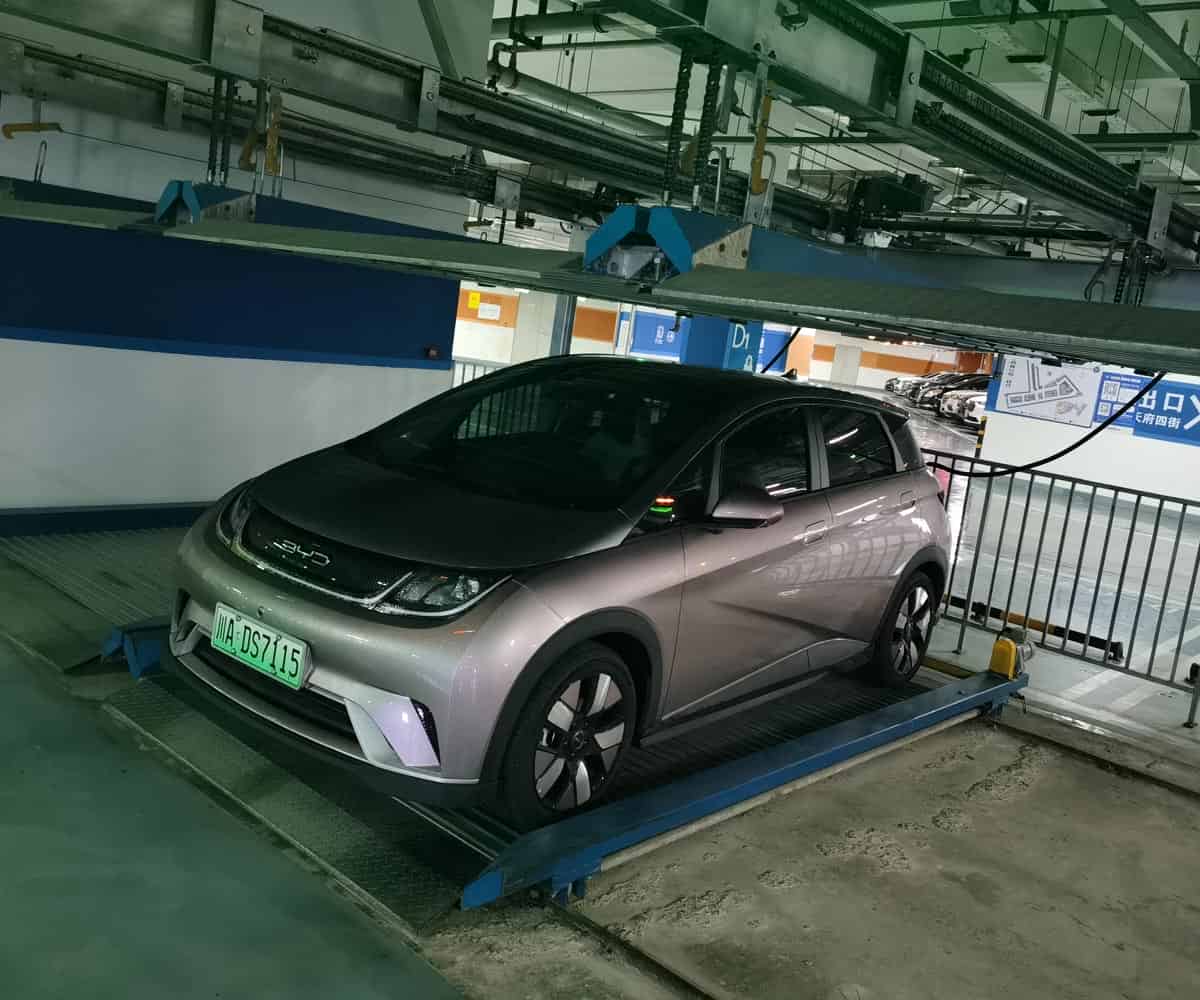 柞水縣單列PSH2二層升降橫移立體車庫設(shè)備