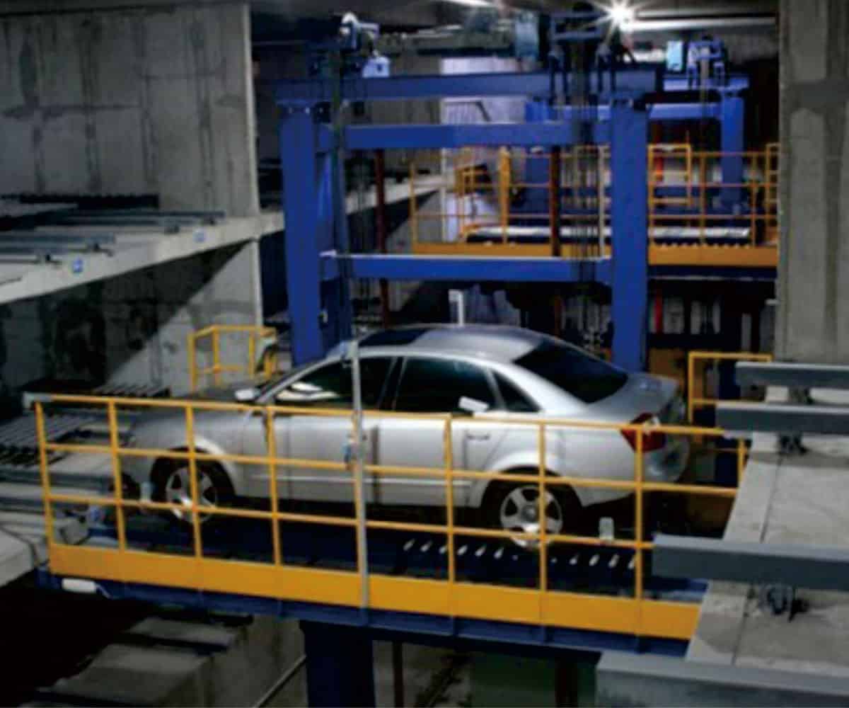 酒泉市PXD巷道堆垛式機械車庫