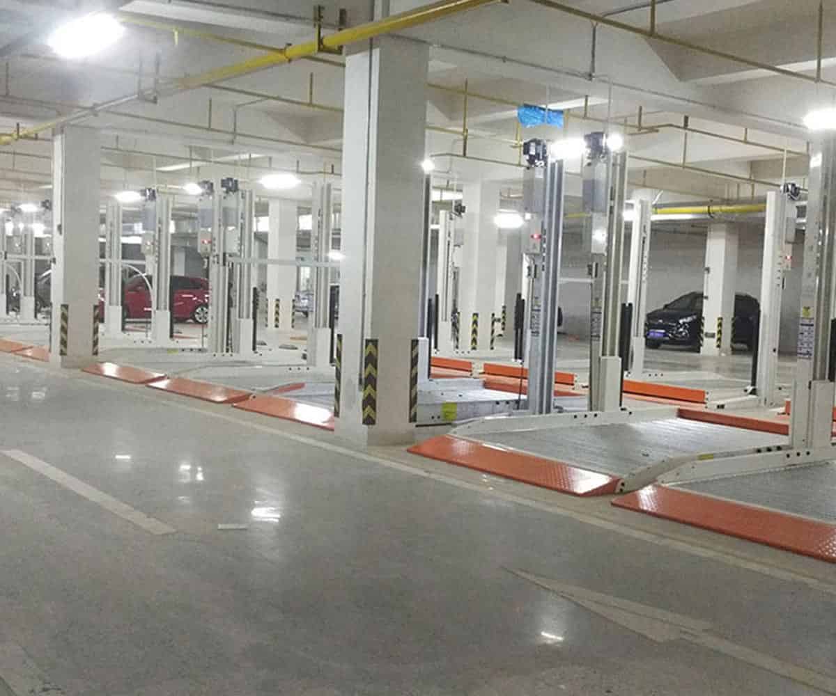 雙層升降平移式機械停車設備租賃.jpg