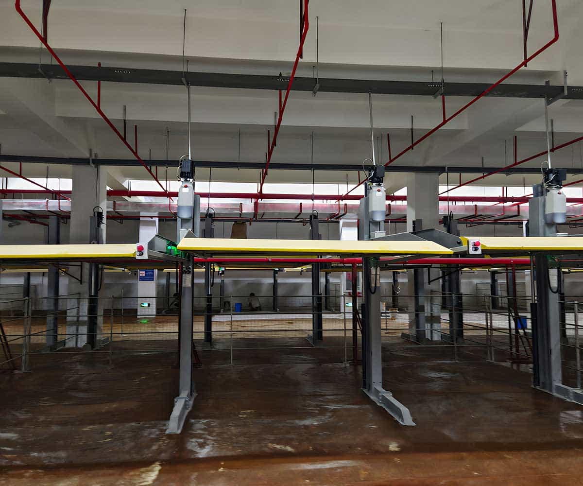 禮縣四柱立體車庫的尺寸和重量限制分析