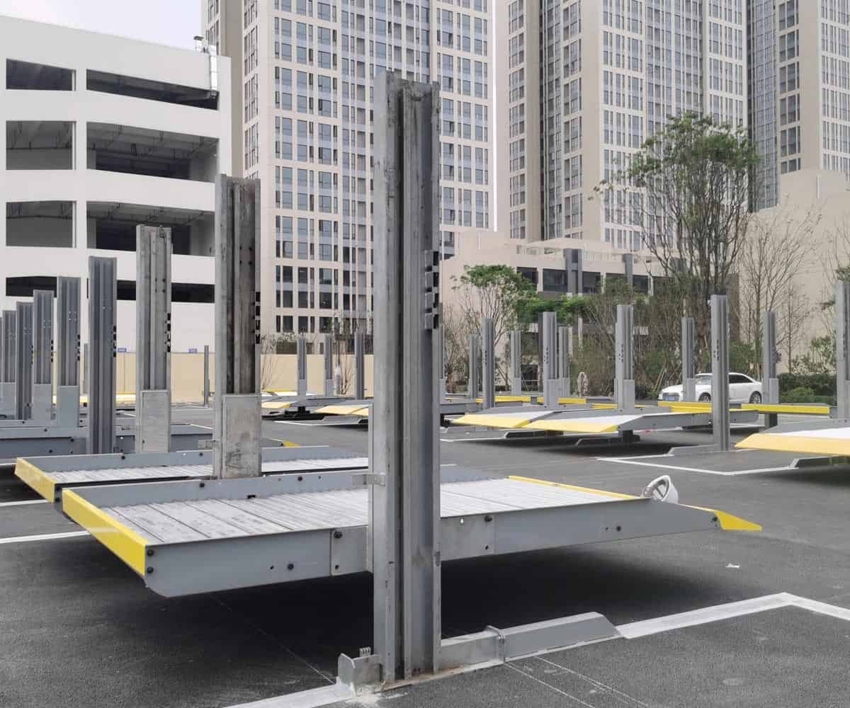 雙層升降橫移機械式立體停車設備出租.jpg